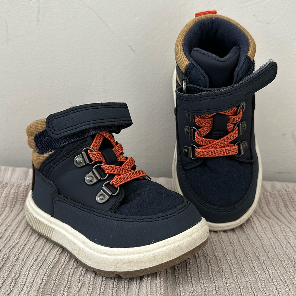Cat & Jack Felix Navy Boots